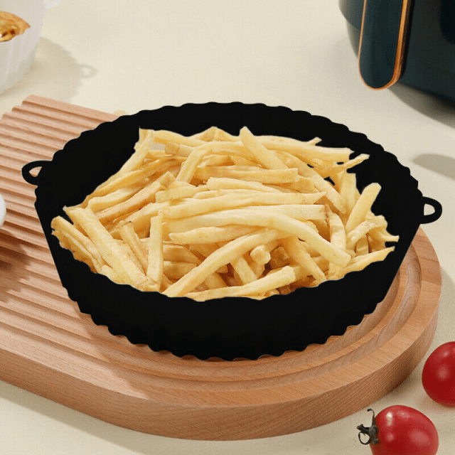 Bandeja de silicona reutilizable para freidoras de aire
