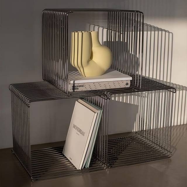 Cubo estante organizador de hierro