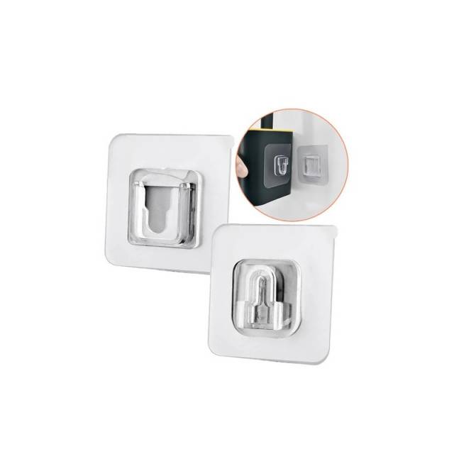 Gancho adhesivo para pared encastrable