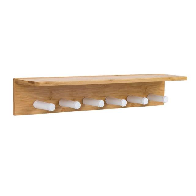 Estante perchero de pared bamb