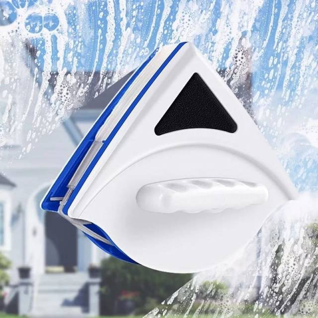 Limpiador iman magnetico doble cara para vidrios ventanas y puertas