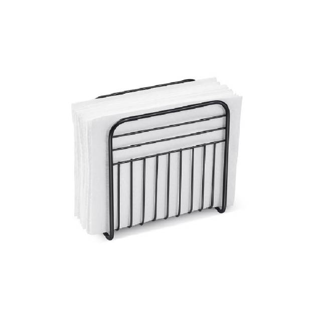 Servilletero rectangular de acero